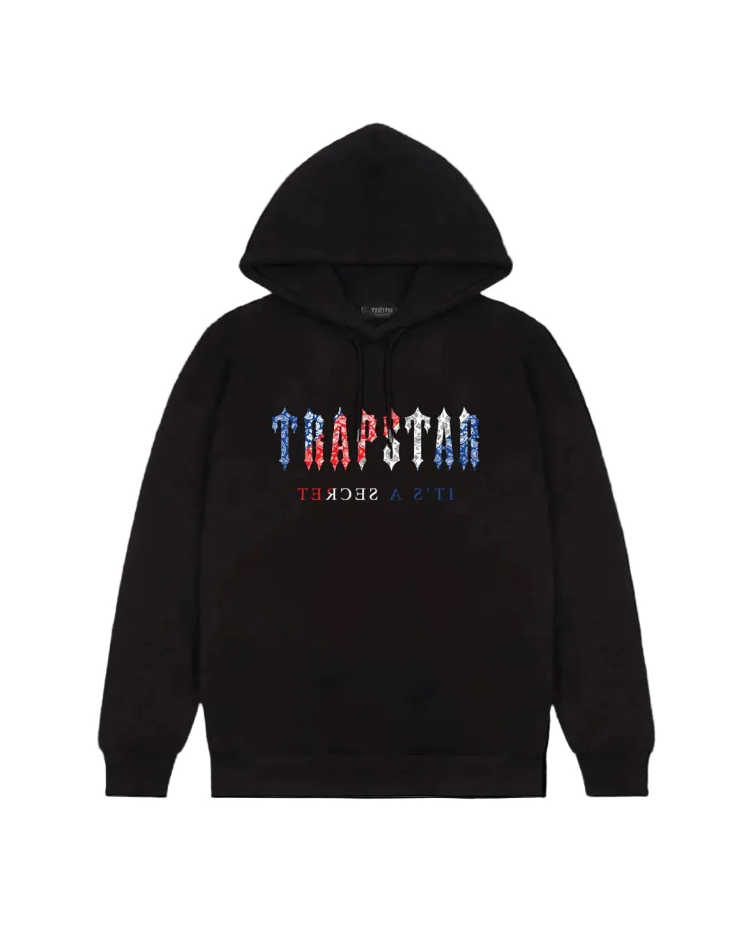 Trapstar It's A Secret Decoded Hoodie – Red White & Blue Bandana