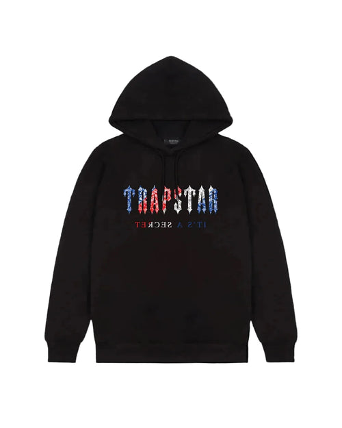 Trapstar It's A Secret Decoded Hoodie – Red White & Blue Bandana